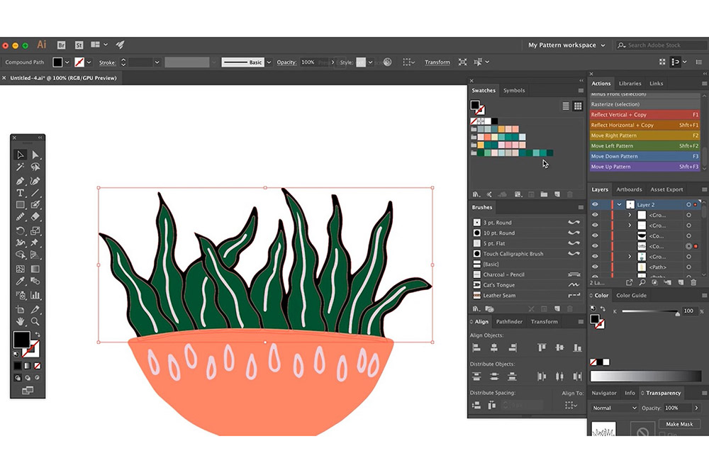 نحوه تبدیل اسکچ  به تصویرسازی دیجیتال در 4 مرحله با adobe illustrator