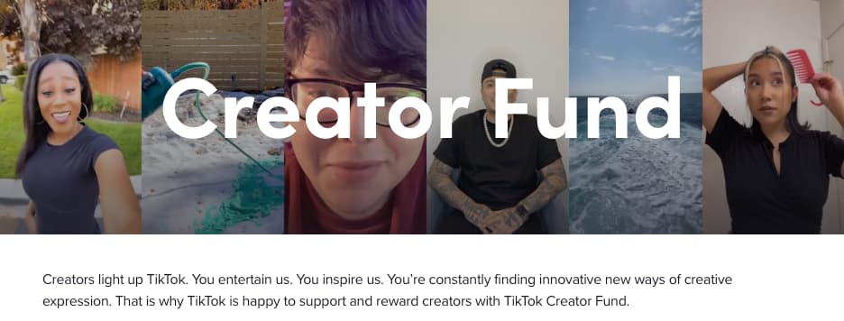 کسب درآمد از سوشال مدیا tiktok creator fund